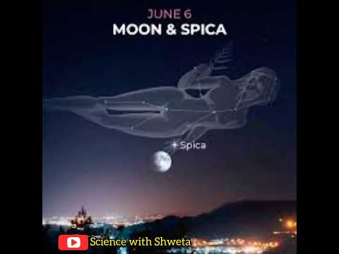 🌕Moon Meets Spica Tonight✨Don’t Miss This Celestial Spectacle#moon#space#vlog#viral