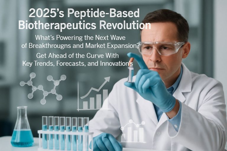 Révolution des biothérapeutiques à base de peptides en 2025 : Qu'est-ce qui alimente la prochaine vague de percées et d'expansion du marché ? Anticipez les tendances clés, prévisions et innovations.